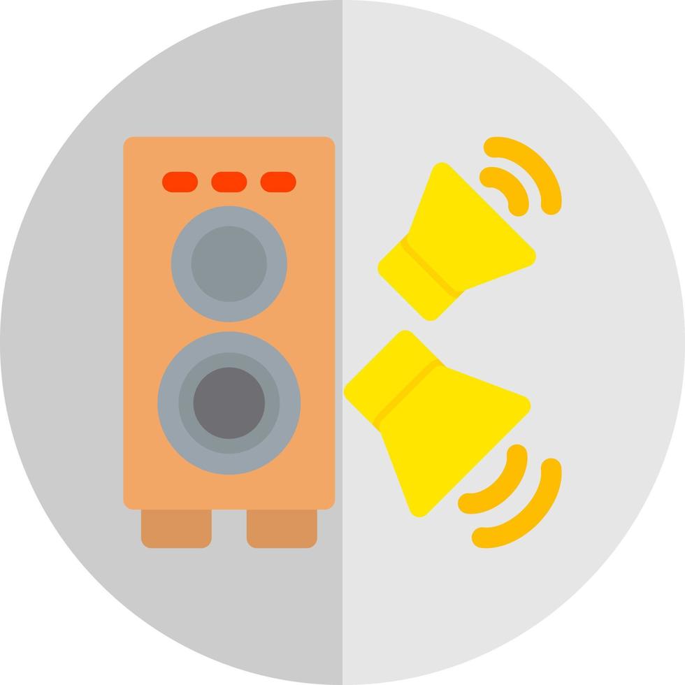 Loudspeaker Vector Icon Design