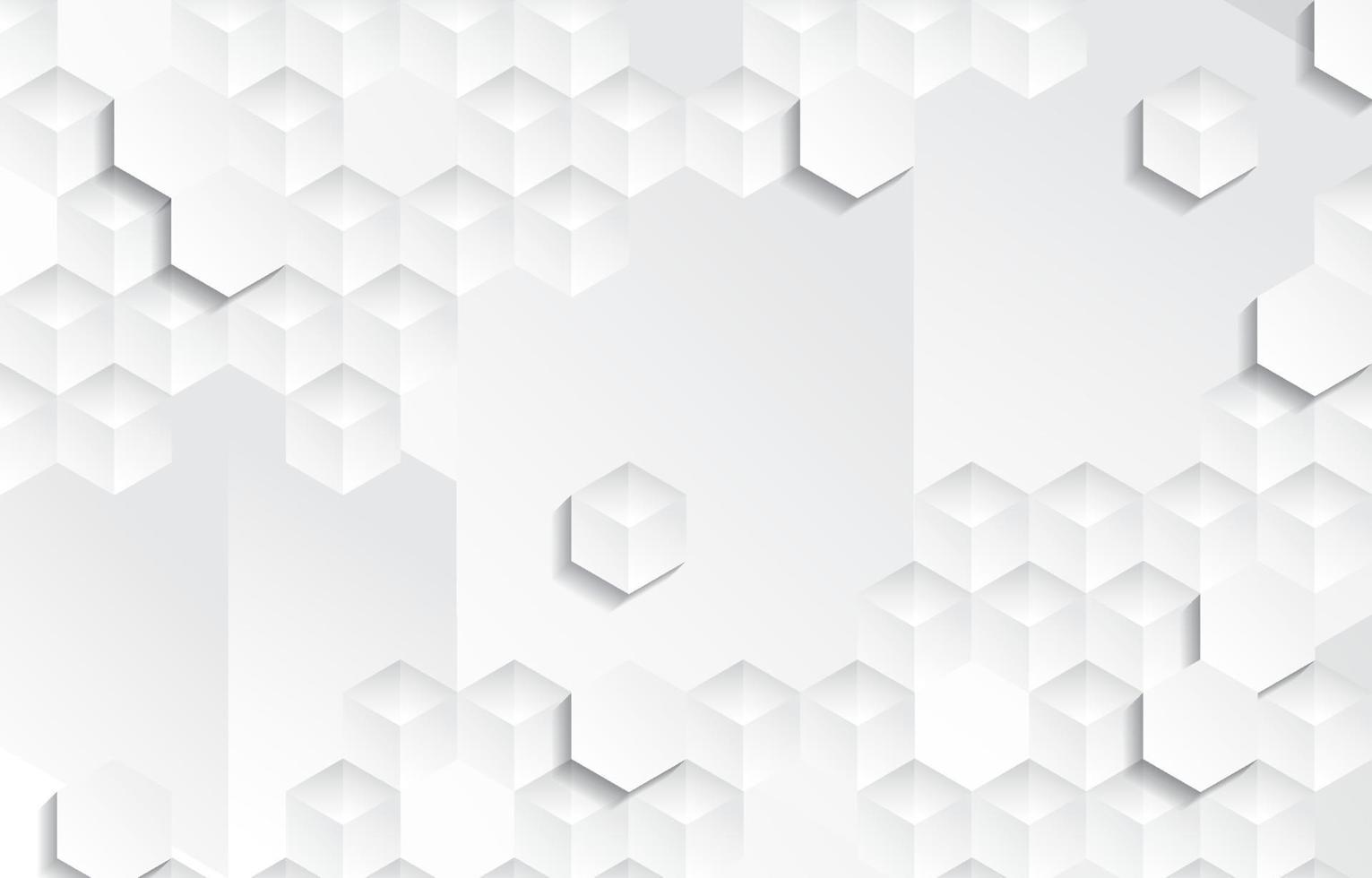 White Abstract Geometric Background vector