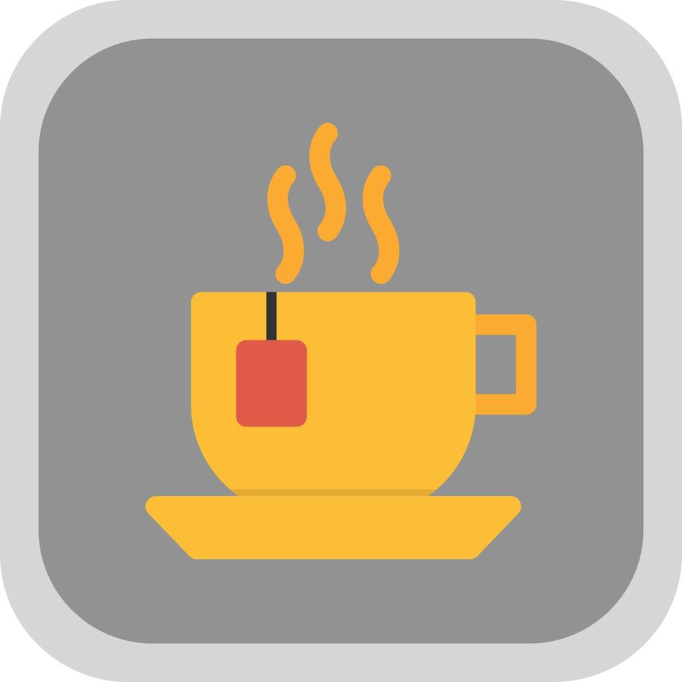 Afternoon Tea Vector Icon Design