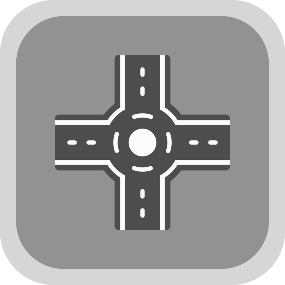 Roundabout Vector Icon Design