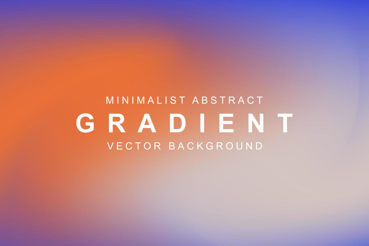 Minimalist abstract gradient vector background
