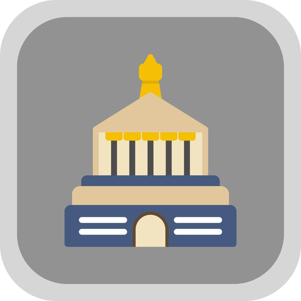 Halicarnassus Mausoleum Vector Icon Design