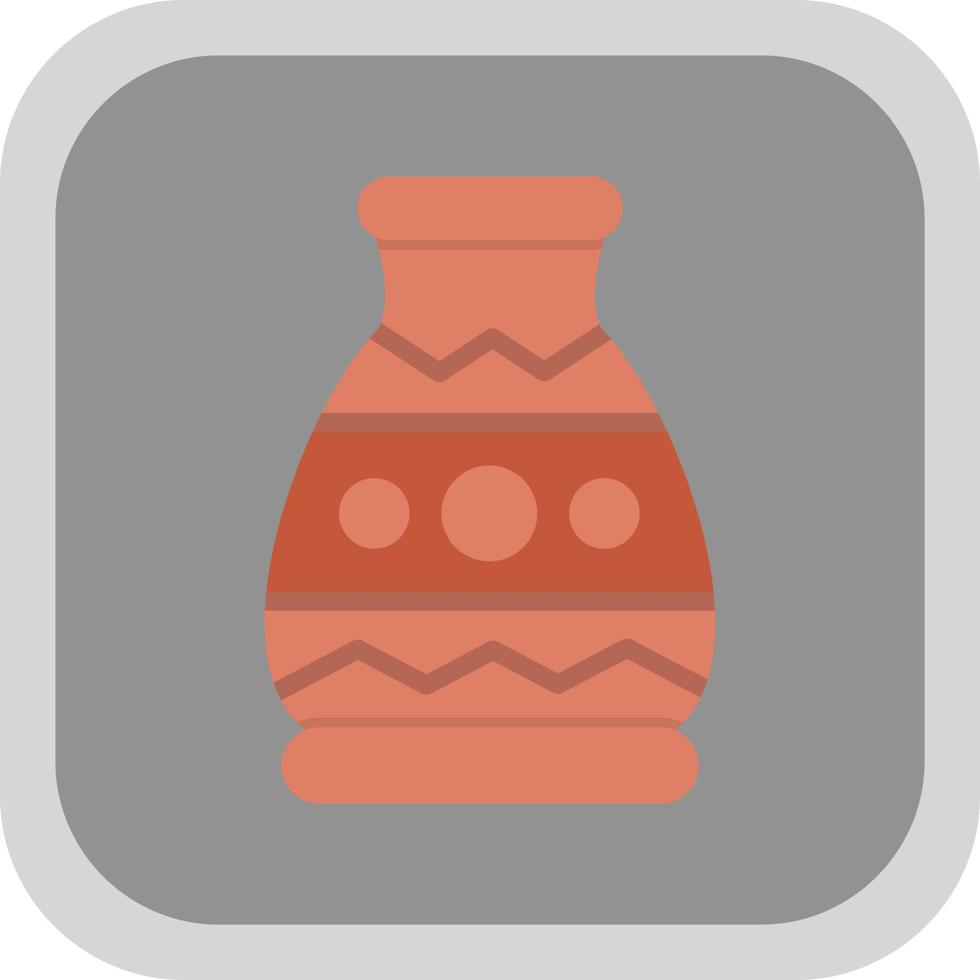 Amphora Vector Icon Design