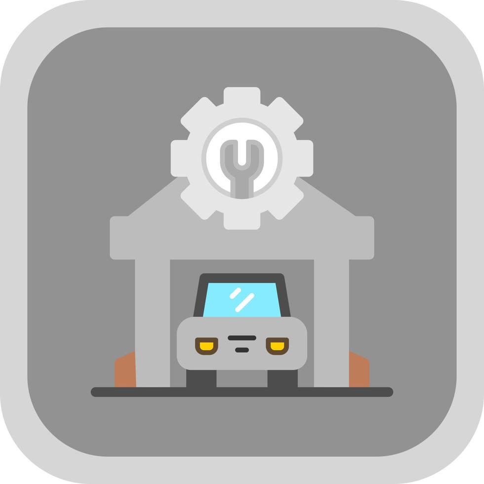 Mechanic Shop Vector Icon Design