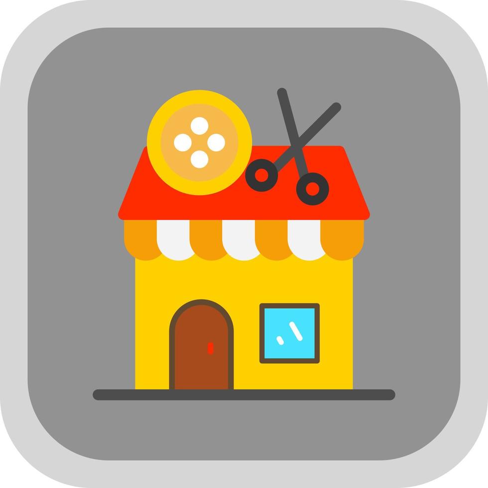 Tailor Shop Vector Icon Design
