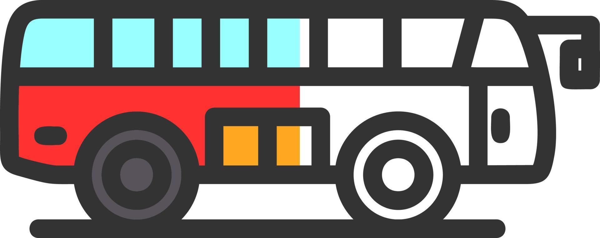 diseño de icono de vector de autobús