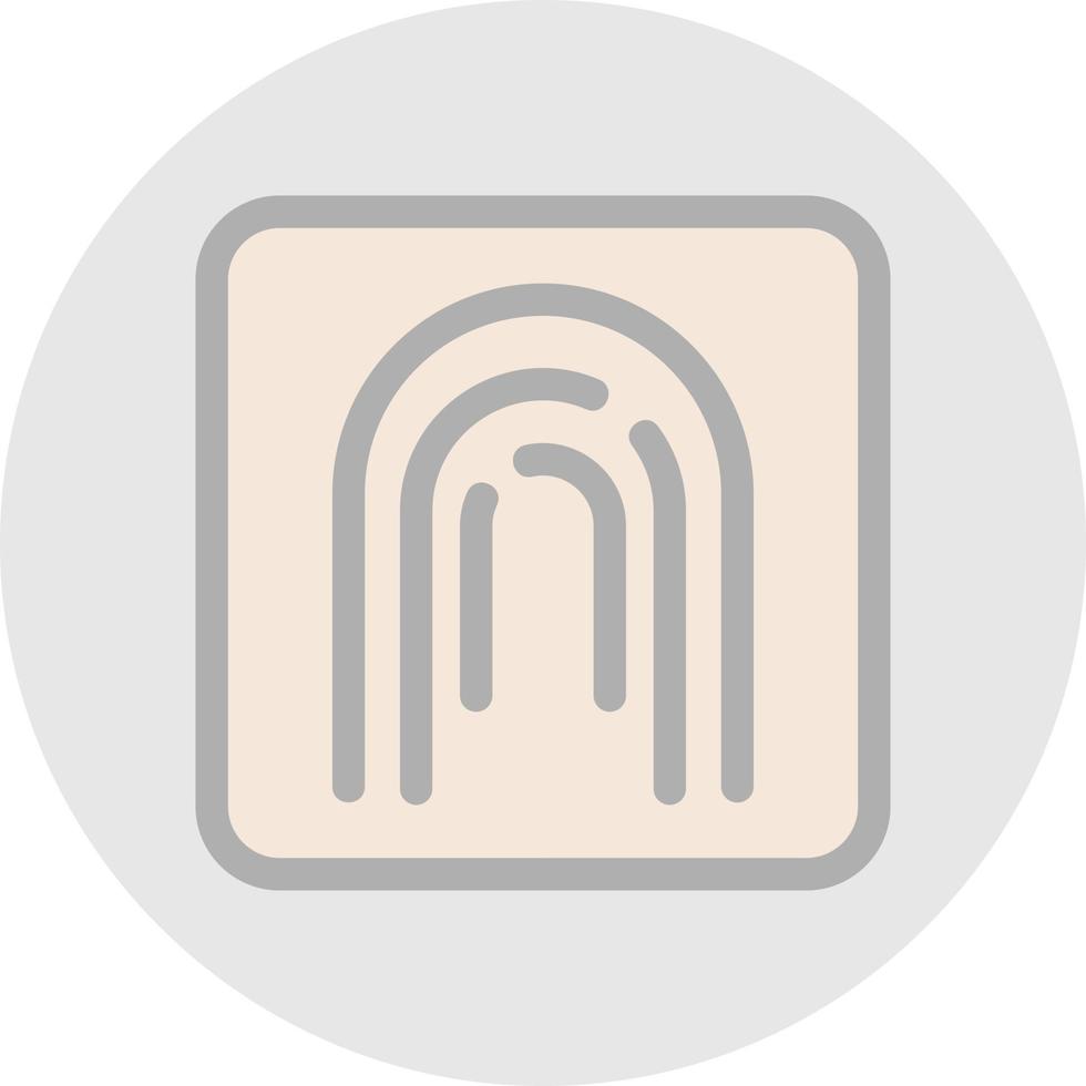 Fingerprint Vector Icon Design