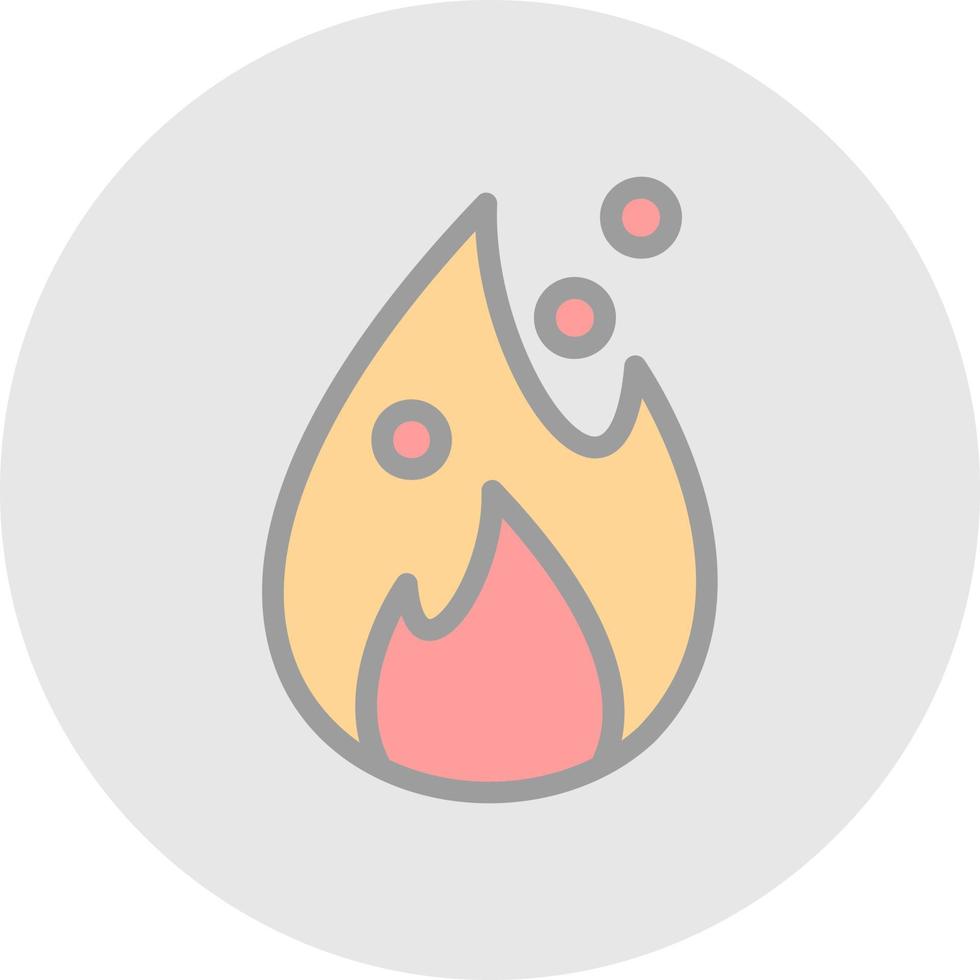 diseño de icono de vector de fuego