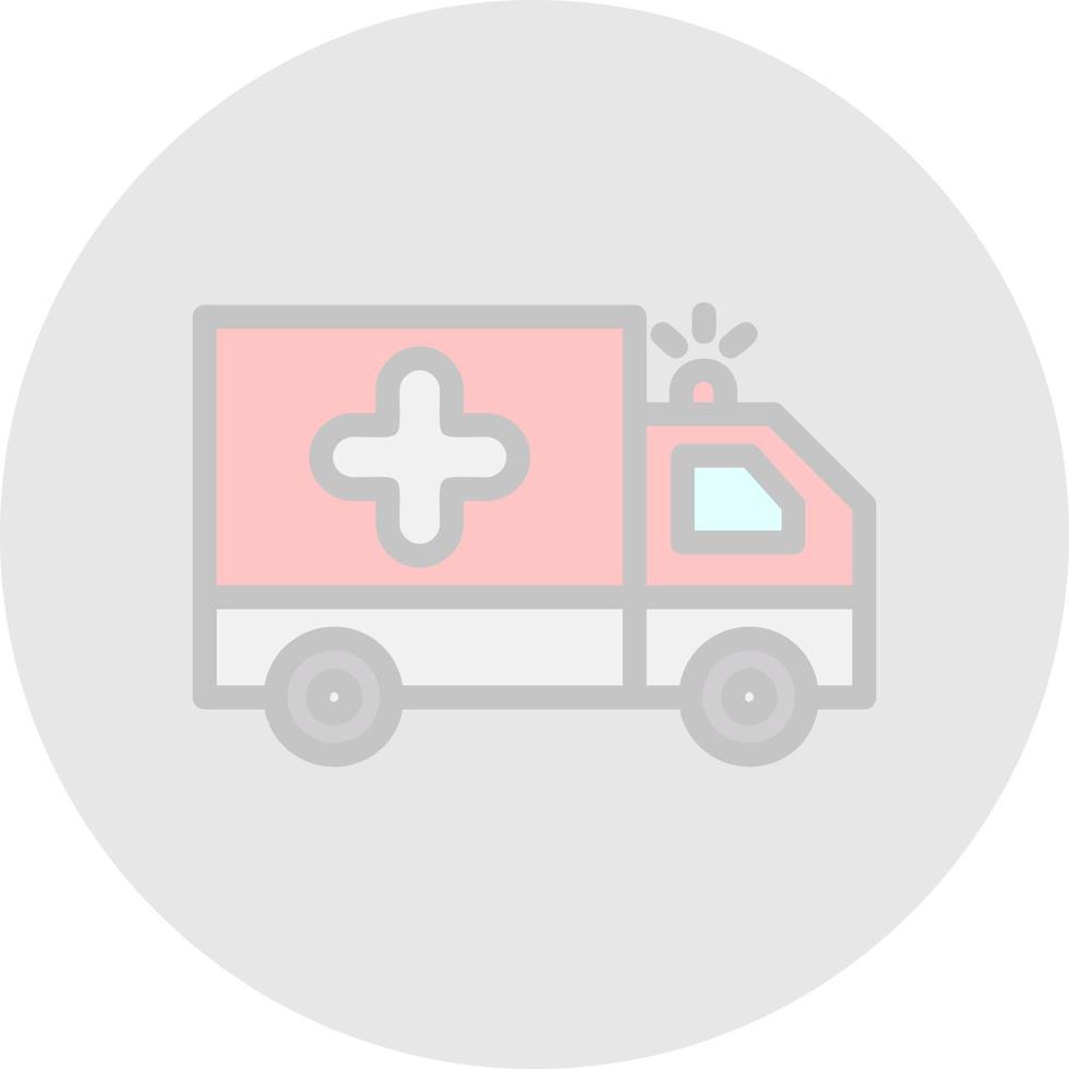 diseño de icono de vector de ambulancia