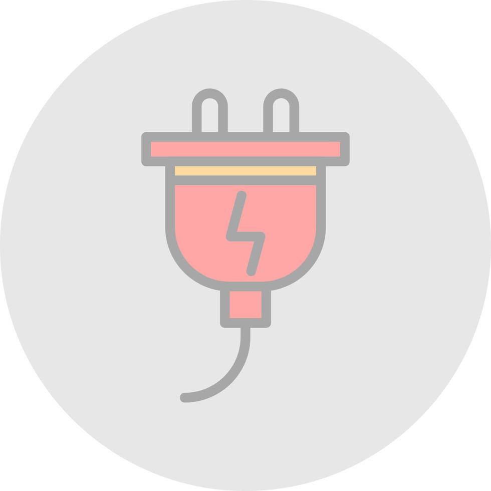 diseño de icono de vector de enchufe eléctrico