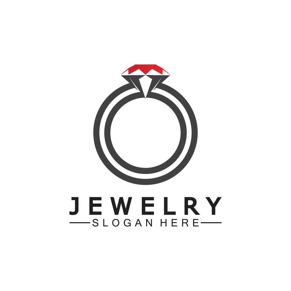 Abstract diamond for jewelry business logo design concept vector