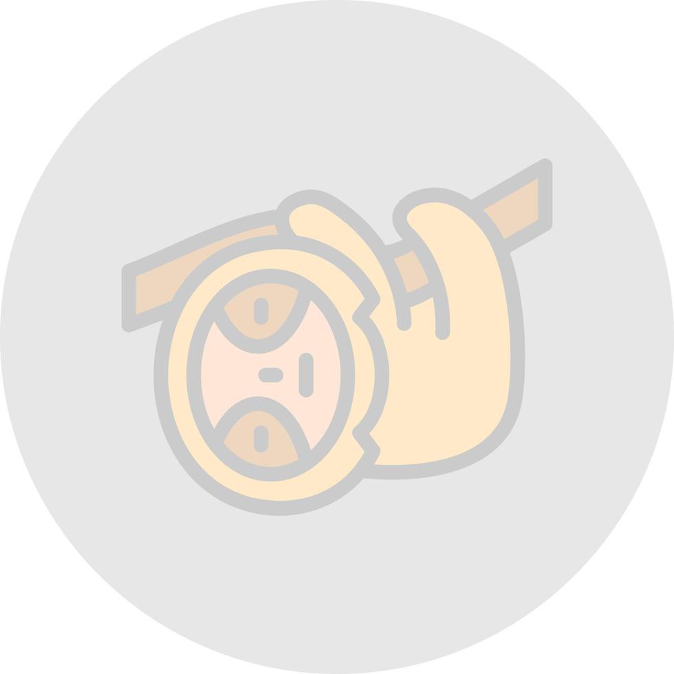 Sloth Vector Icon Design