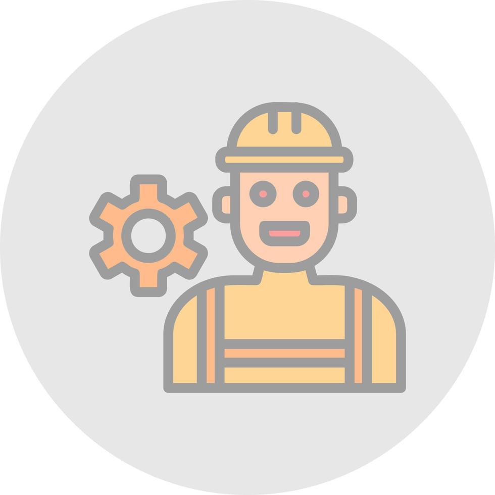 diseño de icono de vector de trabajadores