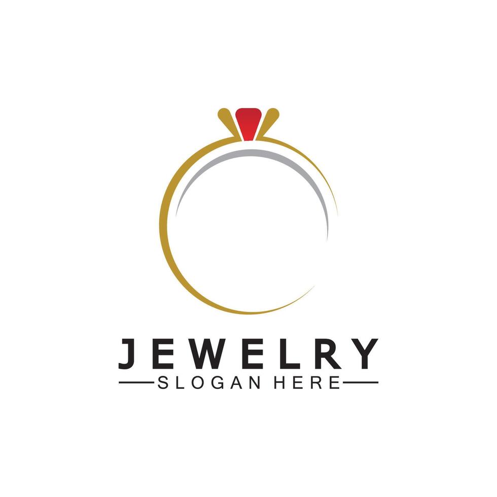 Abstract diamond for jewelry business logo design concept vector