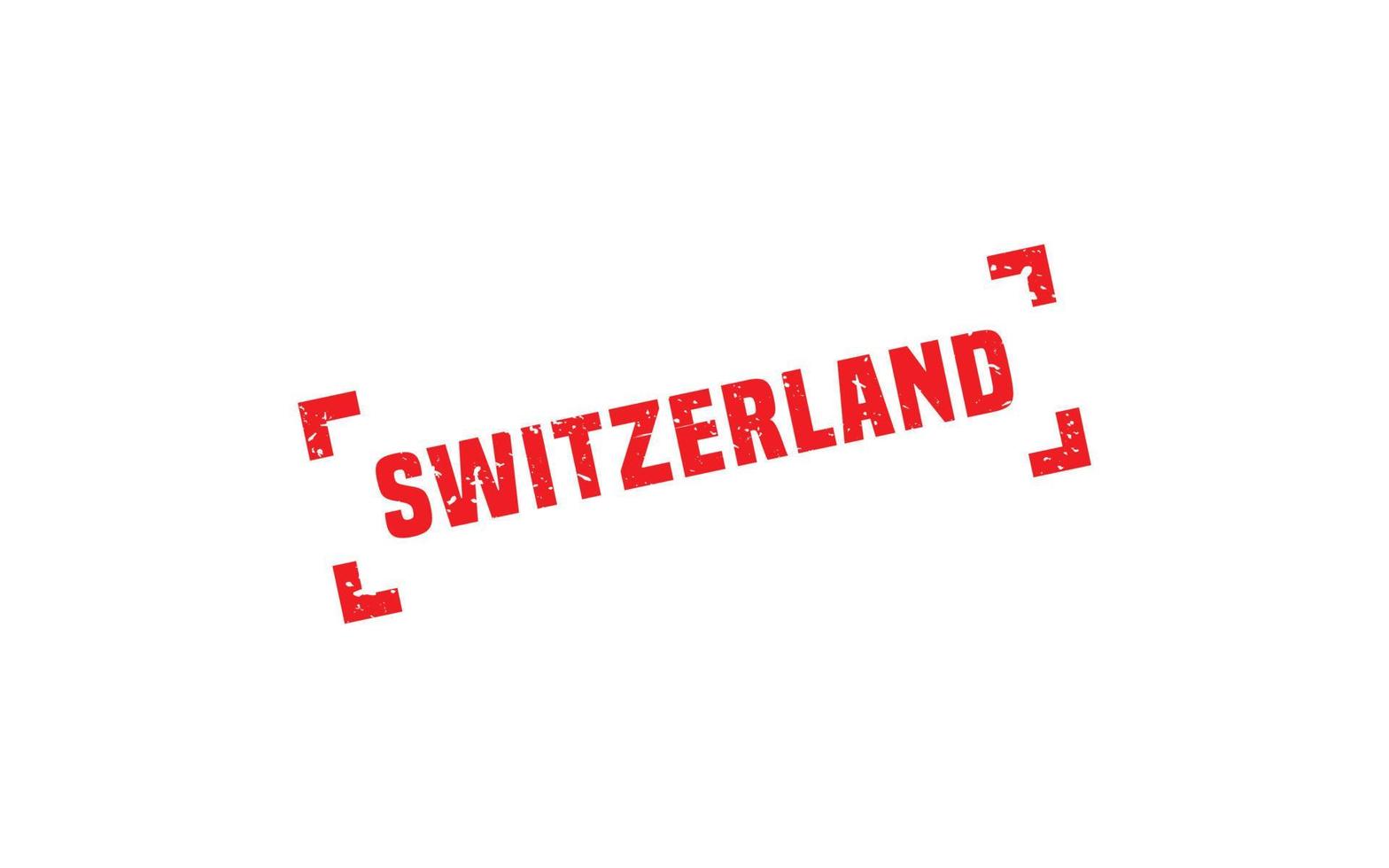SWITZERLAND stamp rubber with grunge style on white background vector