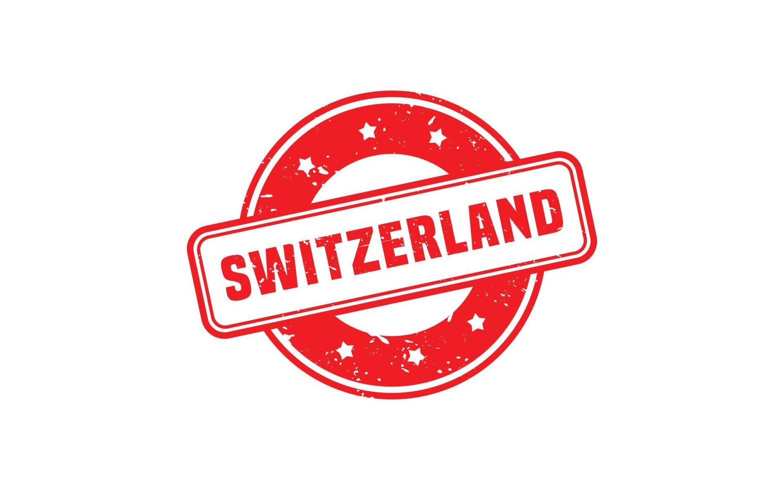 SWITZERLAND stamp rubber with grunge style on white background vector