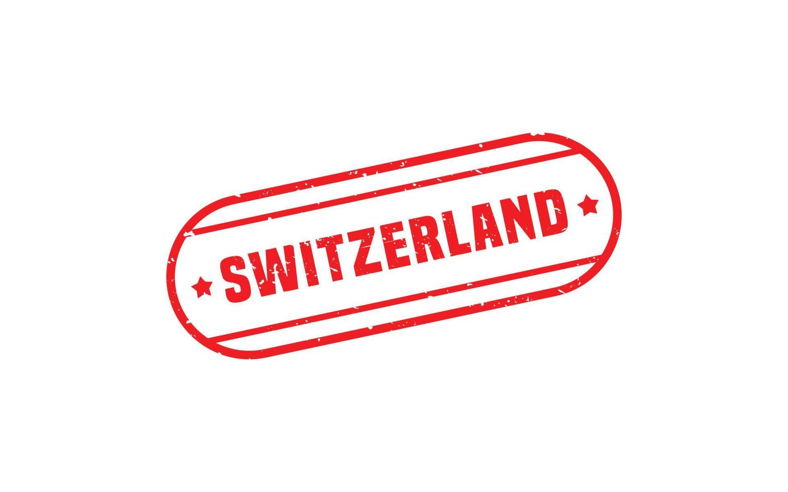 SWITZERLAND stamp rubber with grunge style on white background vector