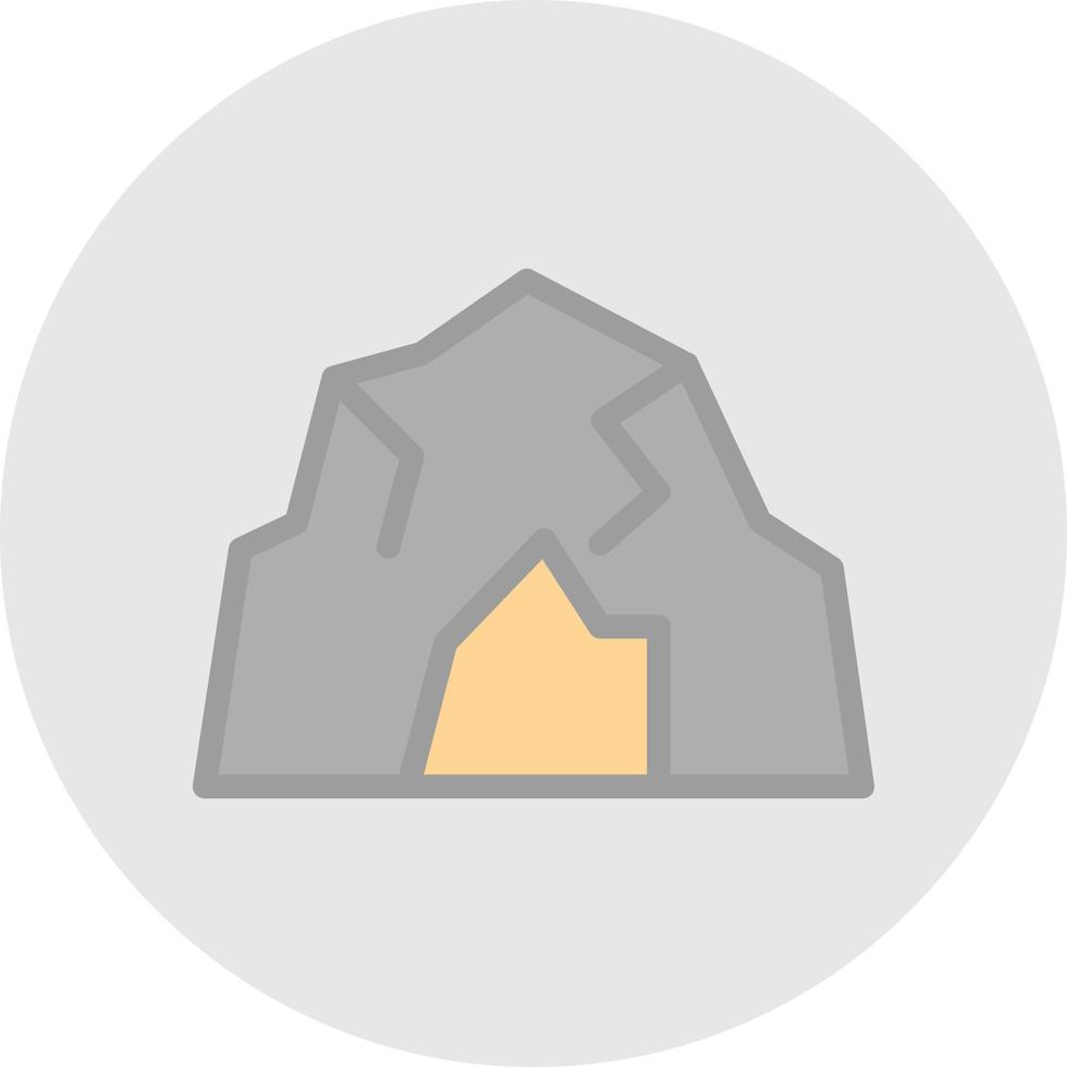 Cave Vector Icon Design