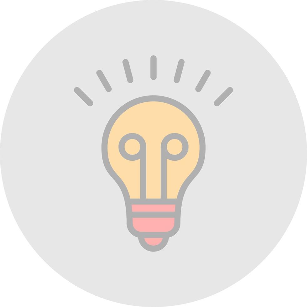 Light Bulb Vector Icon Design