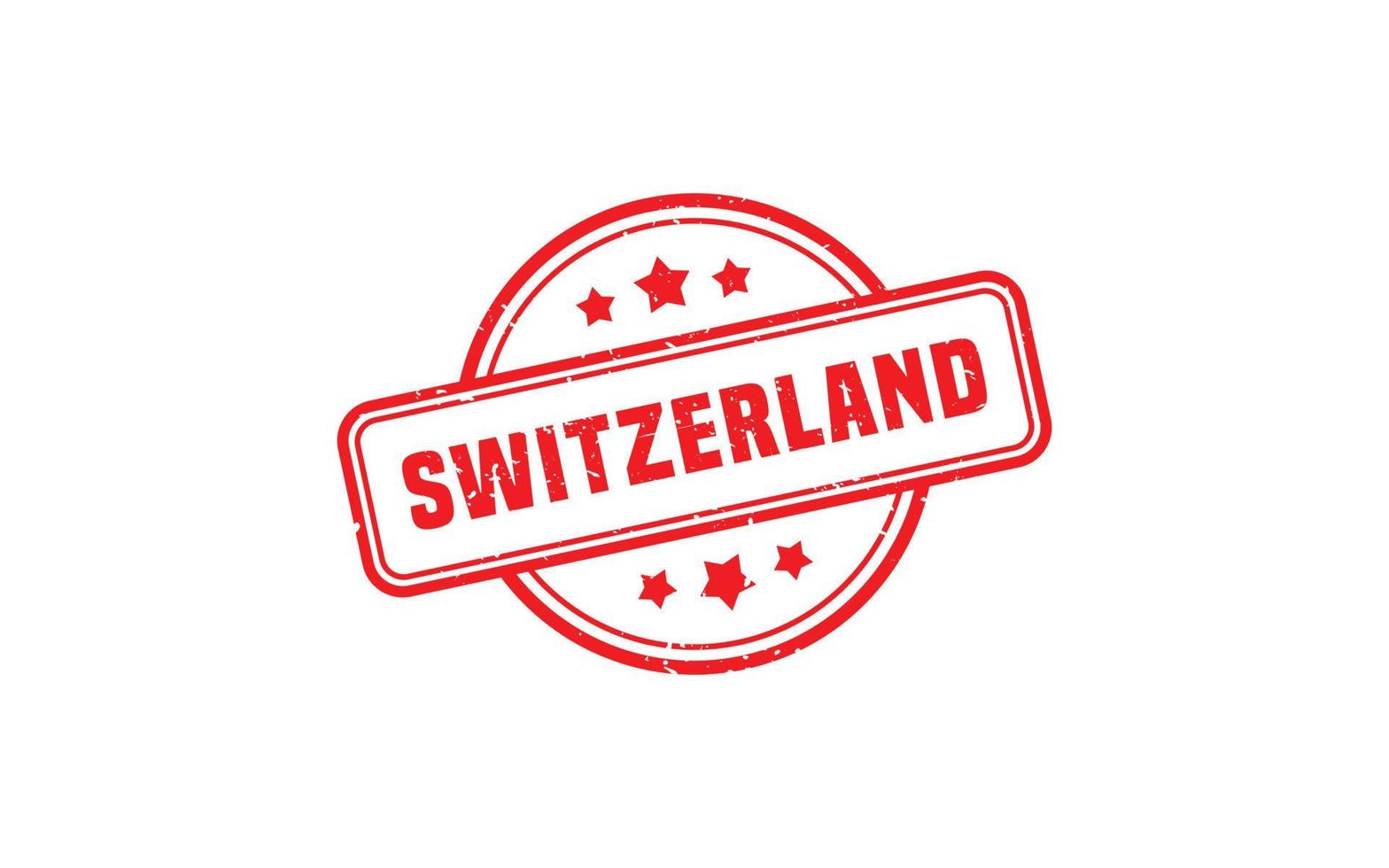 SWITZERLAND stamp rubber with grunge style on white background vector