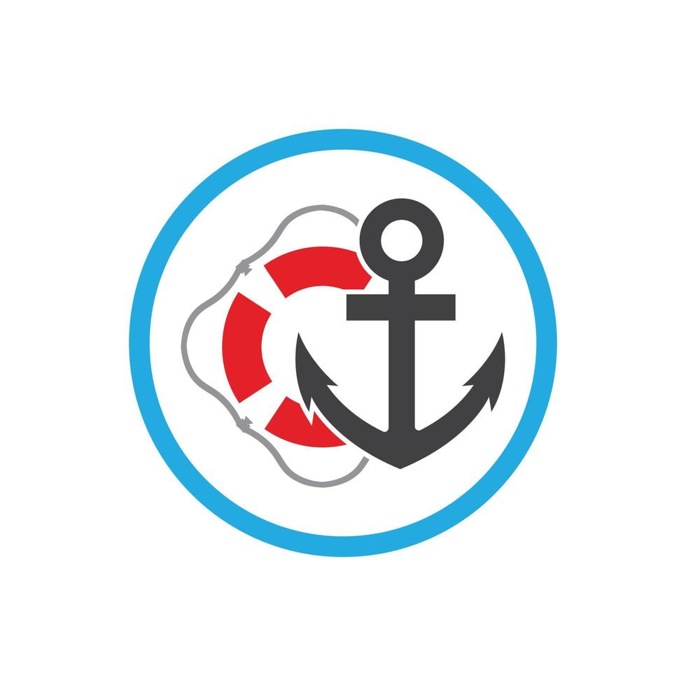 boya salvavidas logo símbolo vector