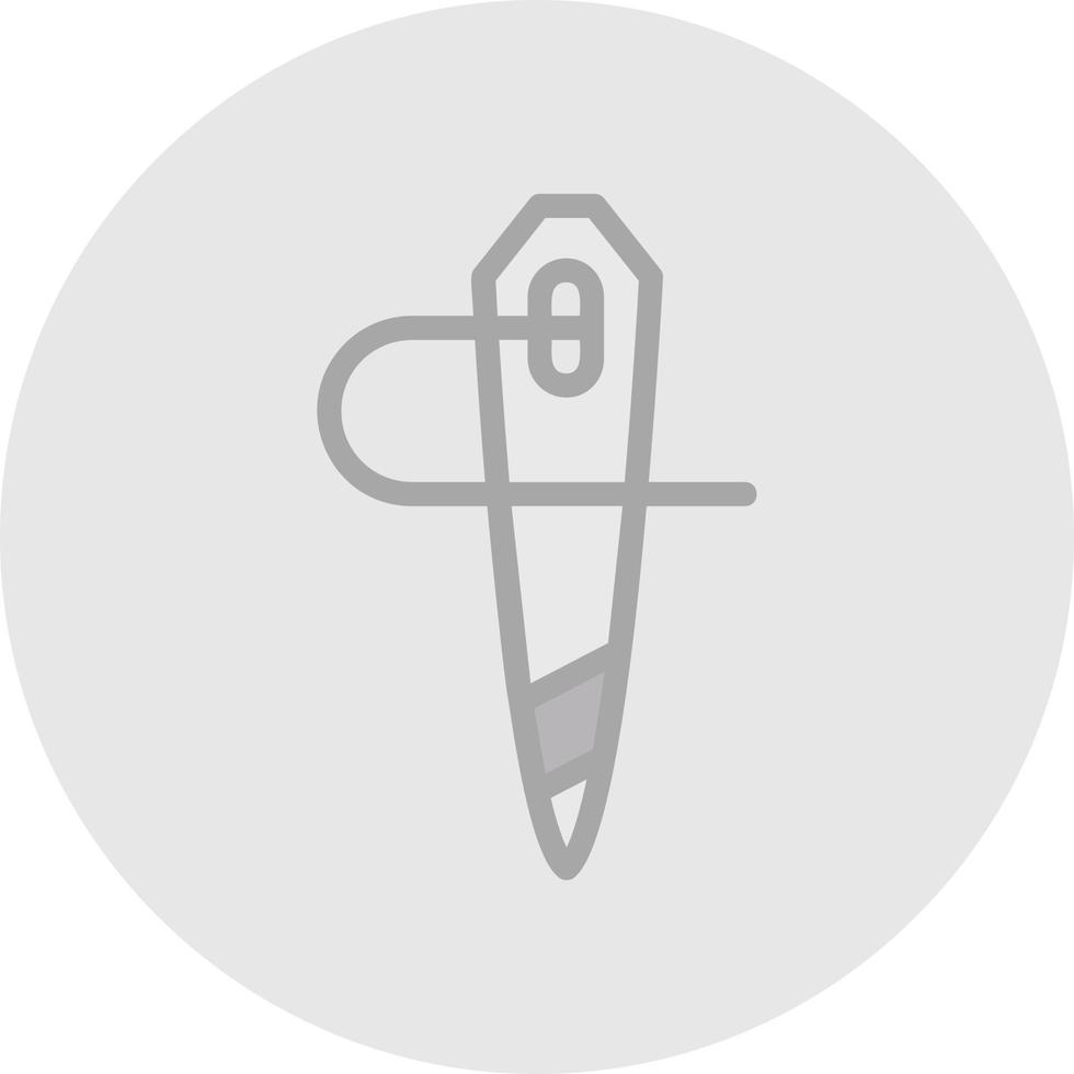 Needle Vector Icon Design