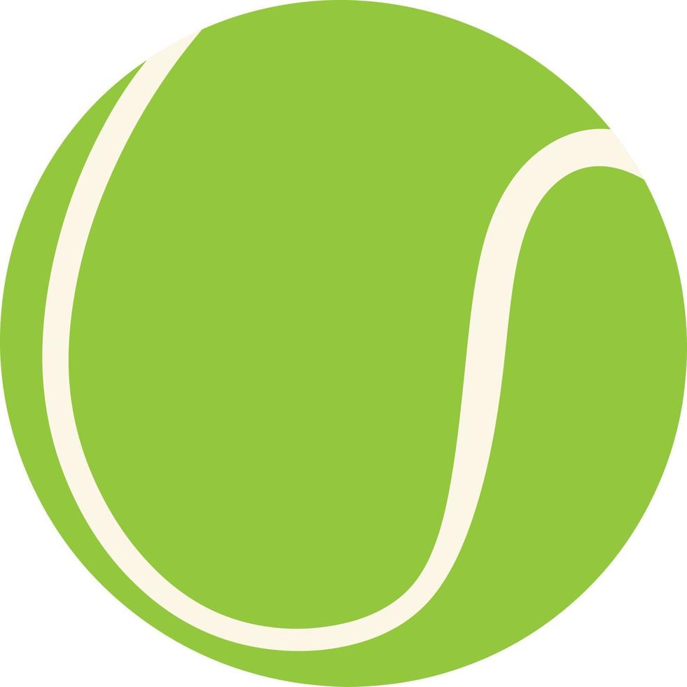 Ilustración de pelota de tenis vector