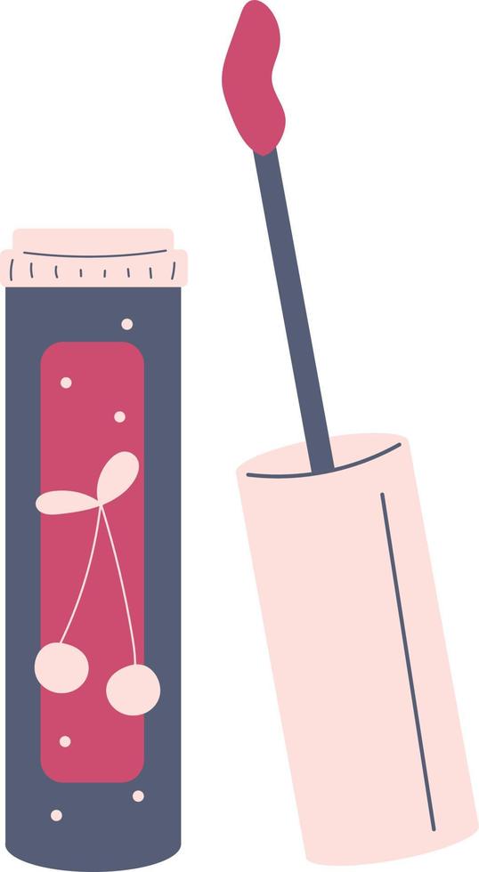 Lip cream illustration vector