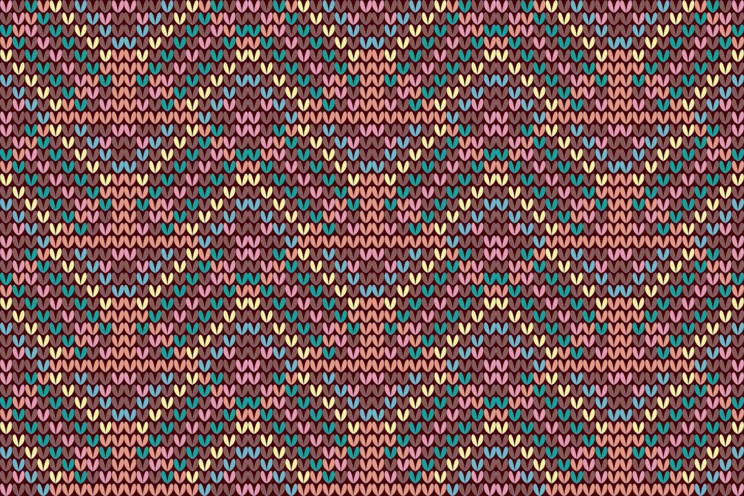Ethnic seamless pattern, knitting texture design for wallpaper, background, fabric, curtain, carpet, clothing, and wrapping. vector