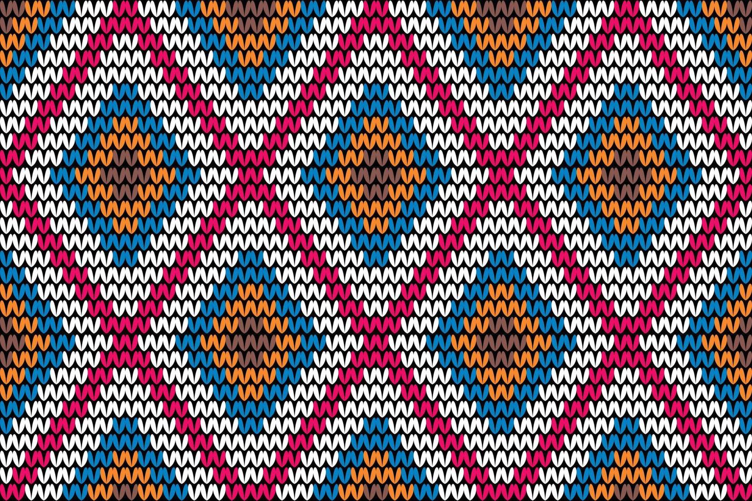 Ethnic seamless pattern, knitting texture design for wallpaper, background, fabric, curtain, carpet, clothing, and wrapping. vector