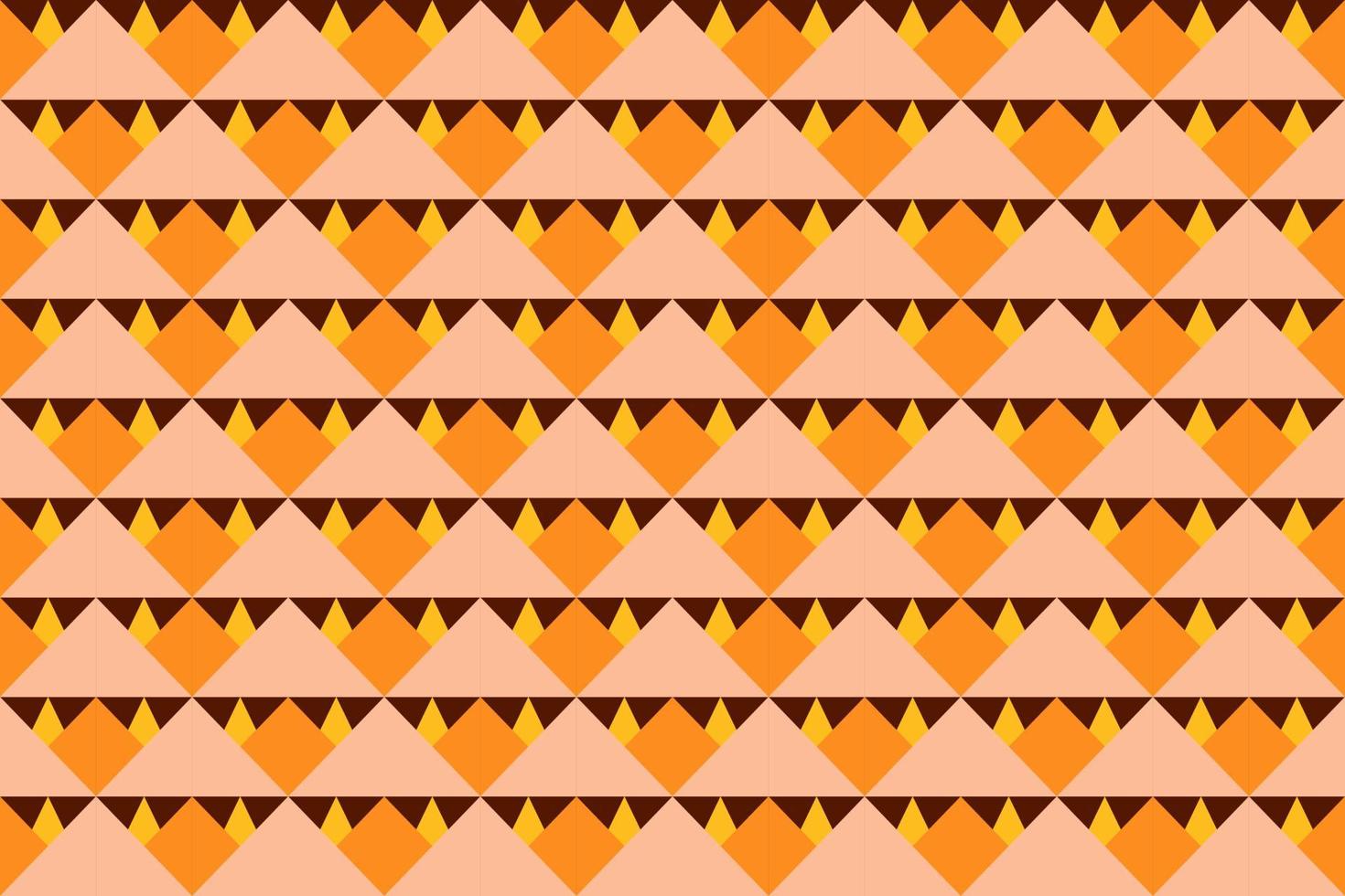 Brown-tone geometric ethnic seamless pattern designed for background, wallpaper, traditional clothing, carpet, curtain, and home decoration. vector