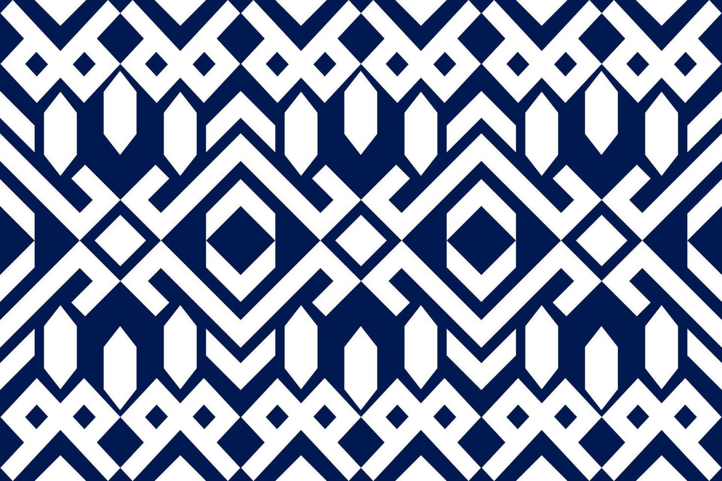 azul y blanco geométrico étnico sin costura modelo diseño para fondo de pantalla, fondo, tela, cortina, alfombra, ropa, y envase. vector