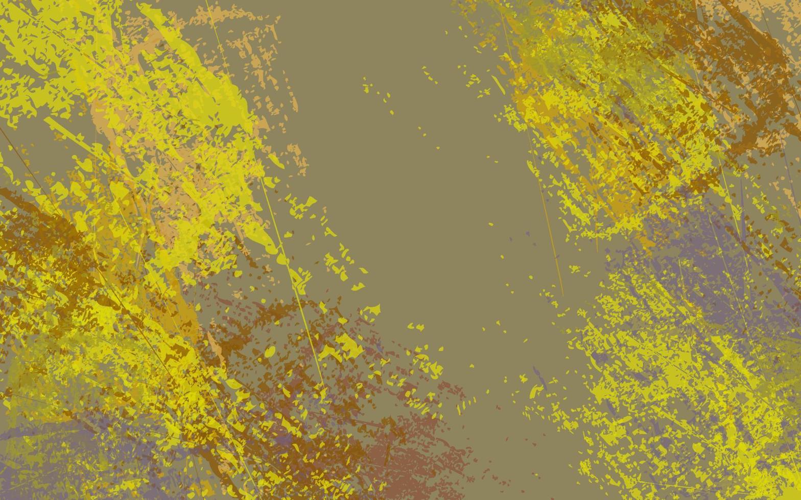 vector de fondo de color amarillo de textura grunge abstracto