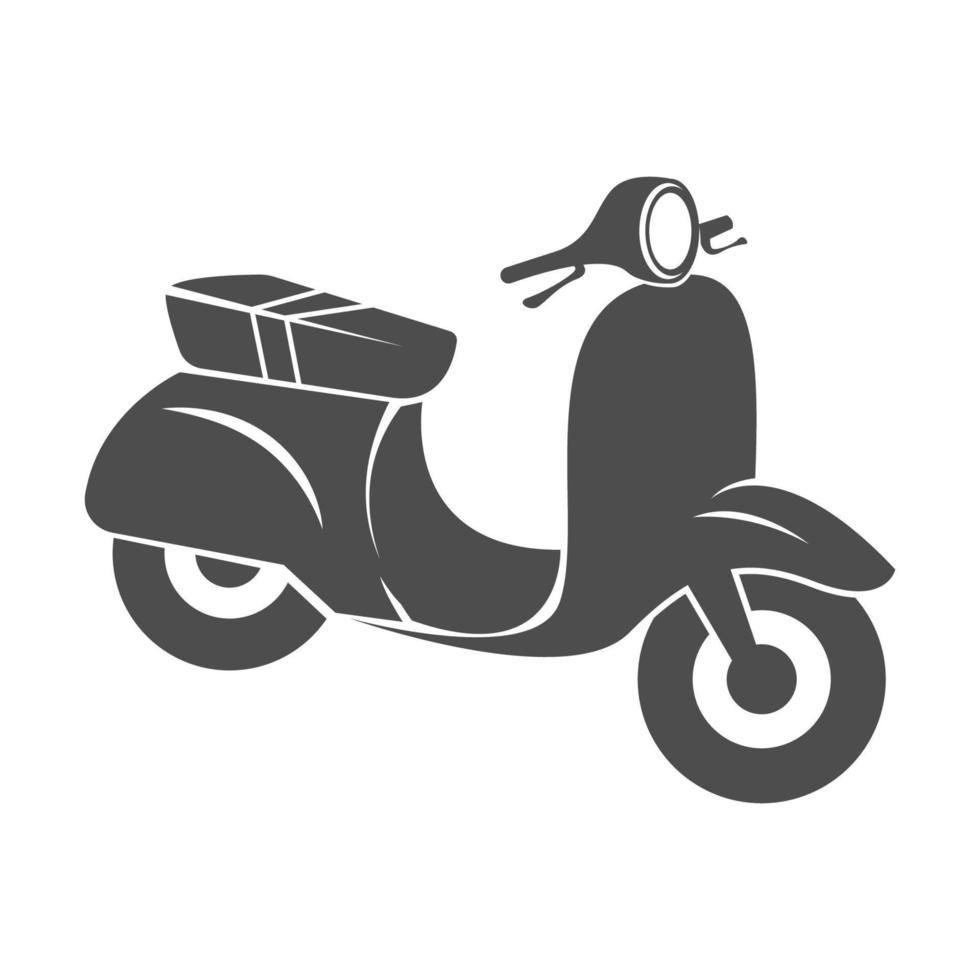 Motor scooter icon design vector