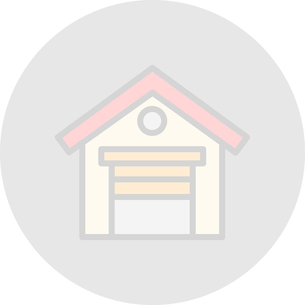 Warehouse Vector Icon Design