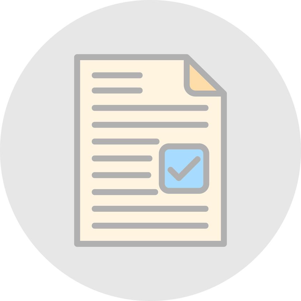 Accepted Vector Icon Design