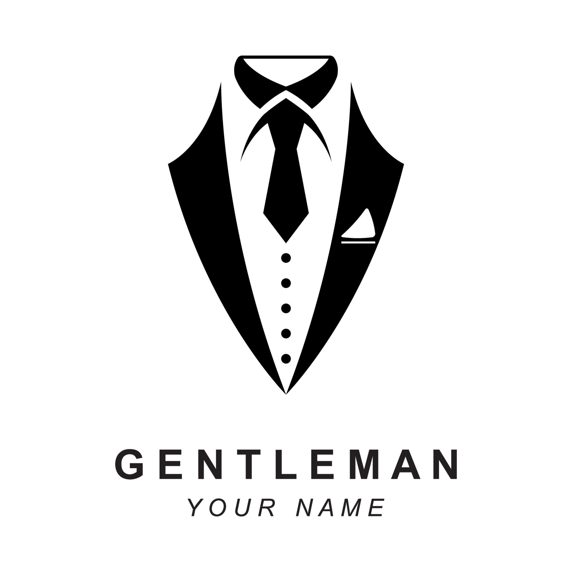 Work suit logo, tuxedo logo, Fashion Logo Design, brand fashion and ...