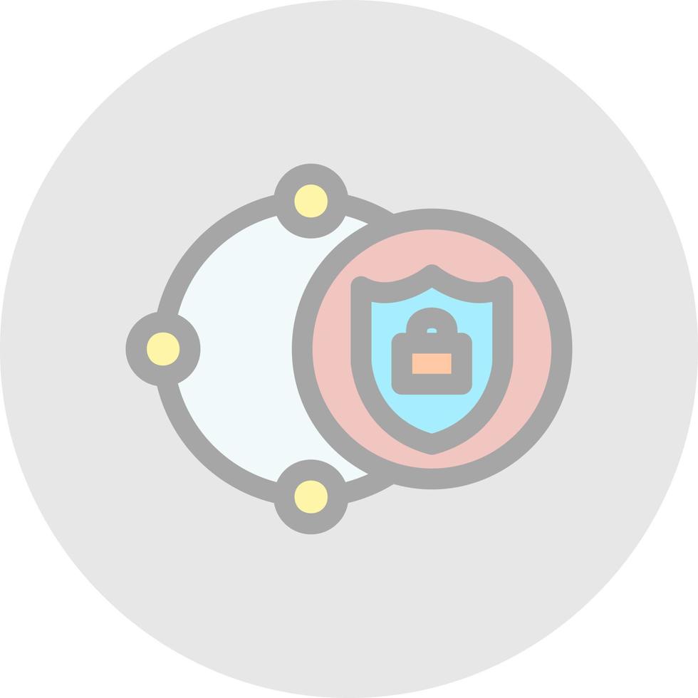 Private Network Vector Icon Design