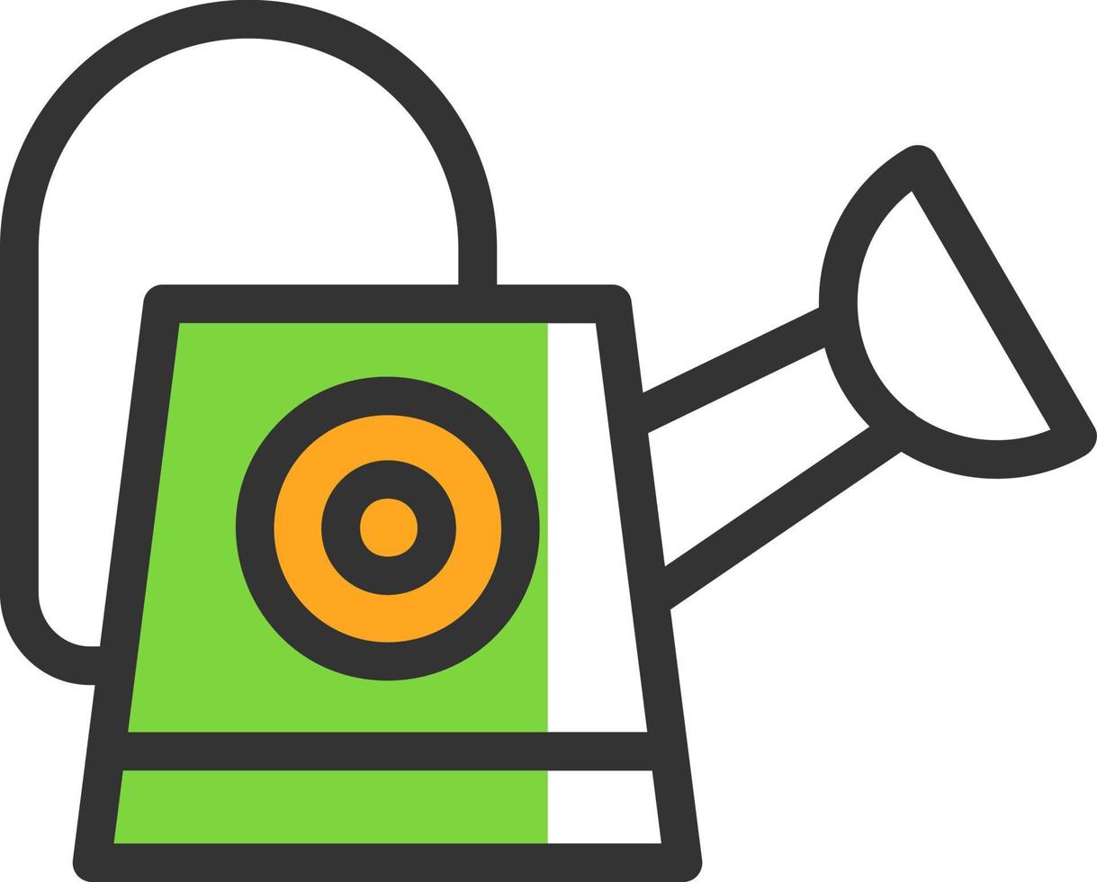 Watering Can Vector Icon Design
