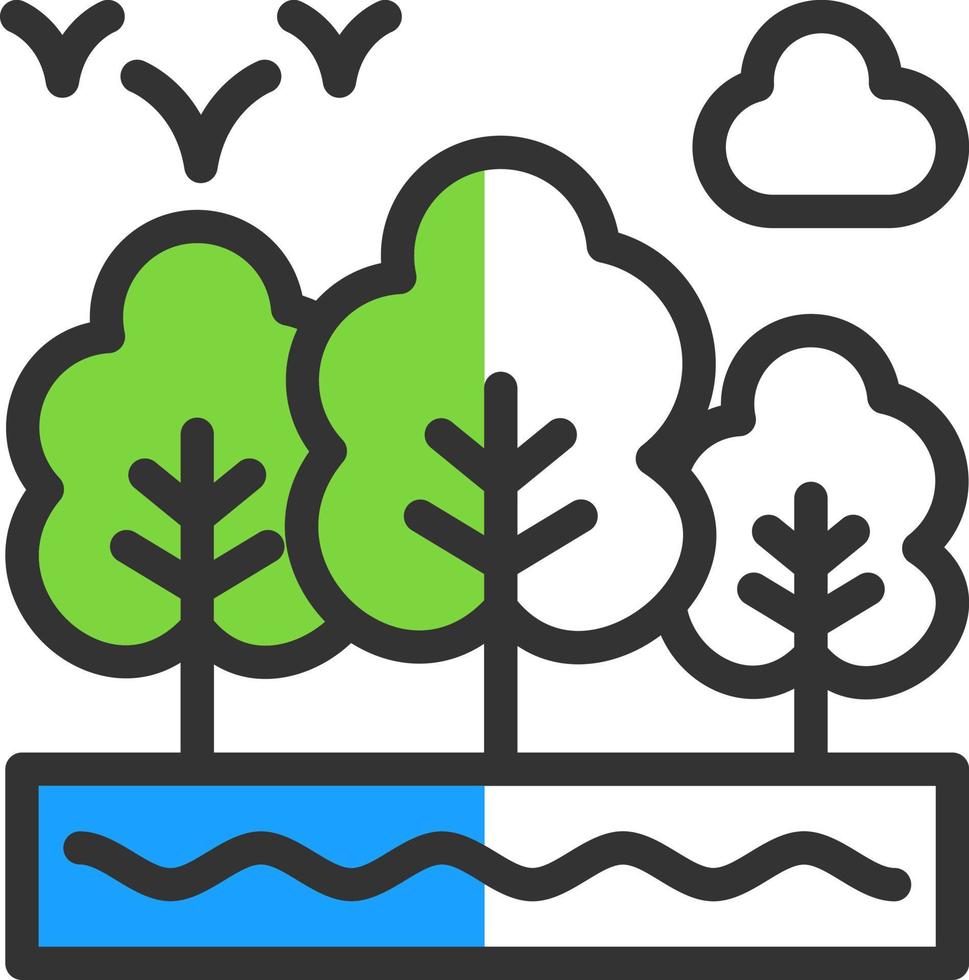 Rainforest Vector Icon Design