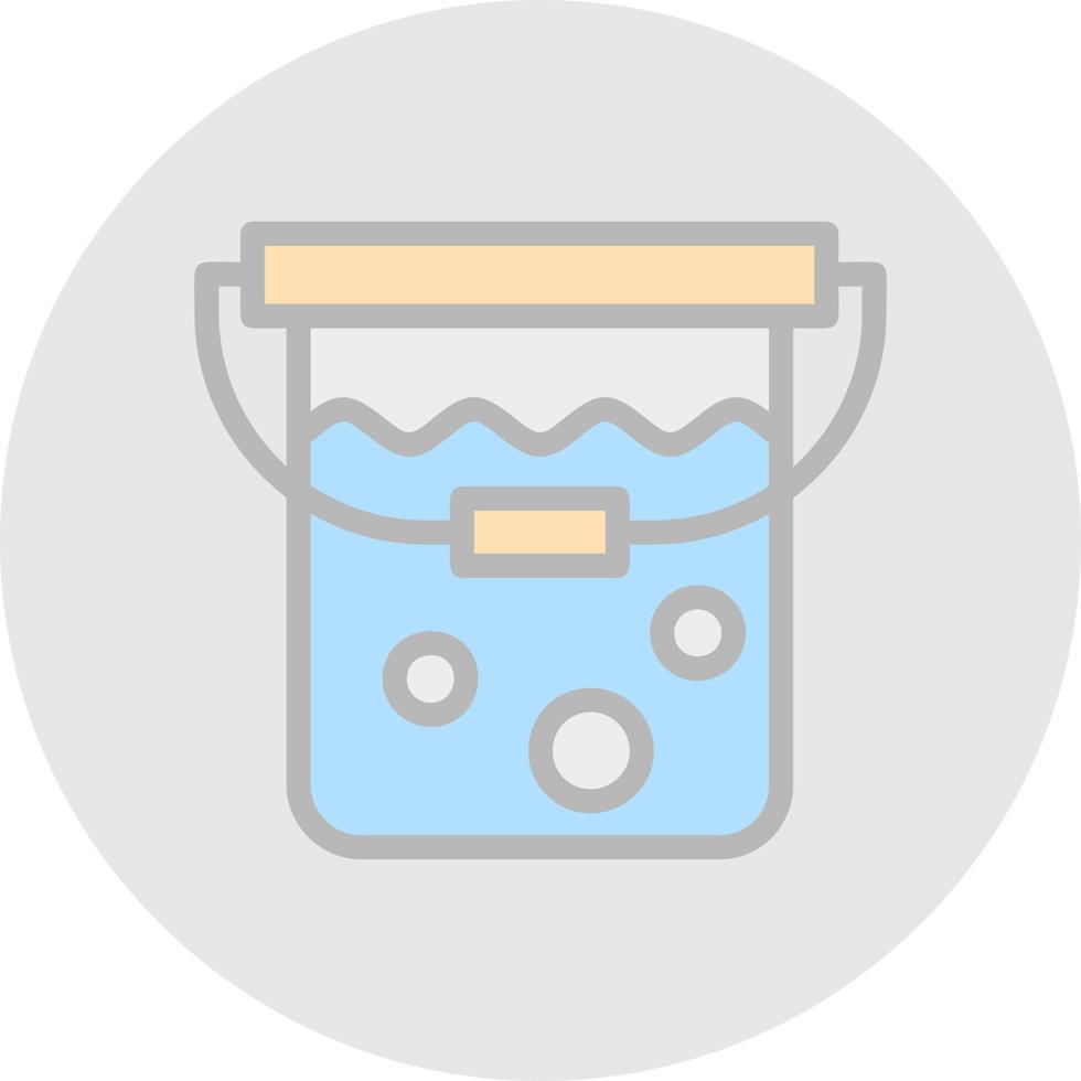 Bucket Vector Icon Design