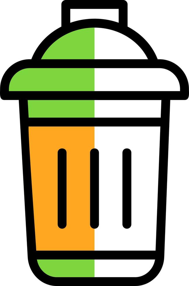 Dustbin Vector Icon Design