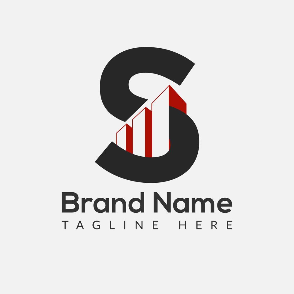 Initial Letter S Building Logo. House logo, Architecture, Home, Real Estate logo design template Template vector