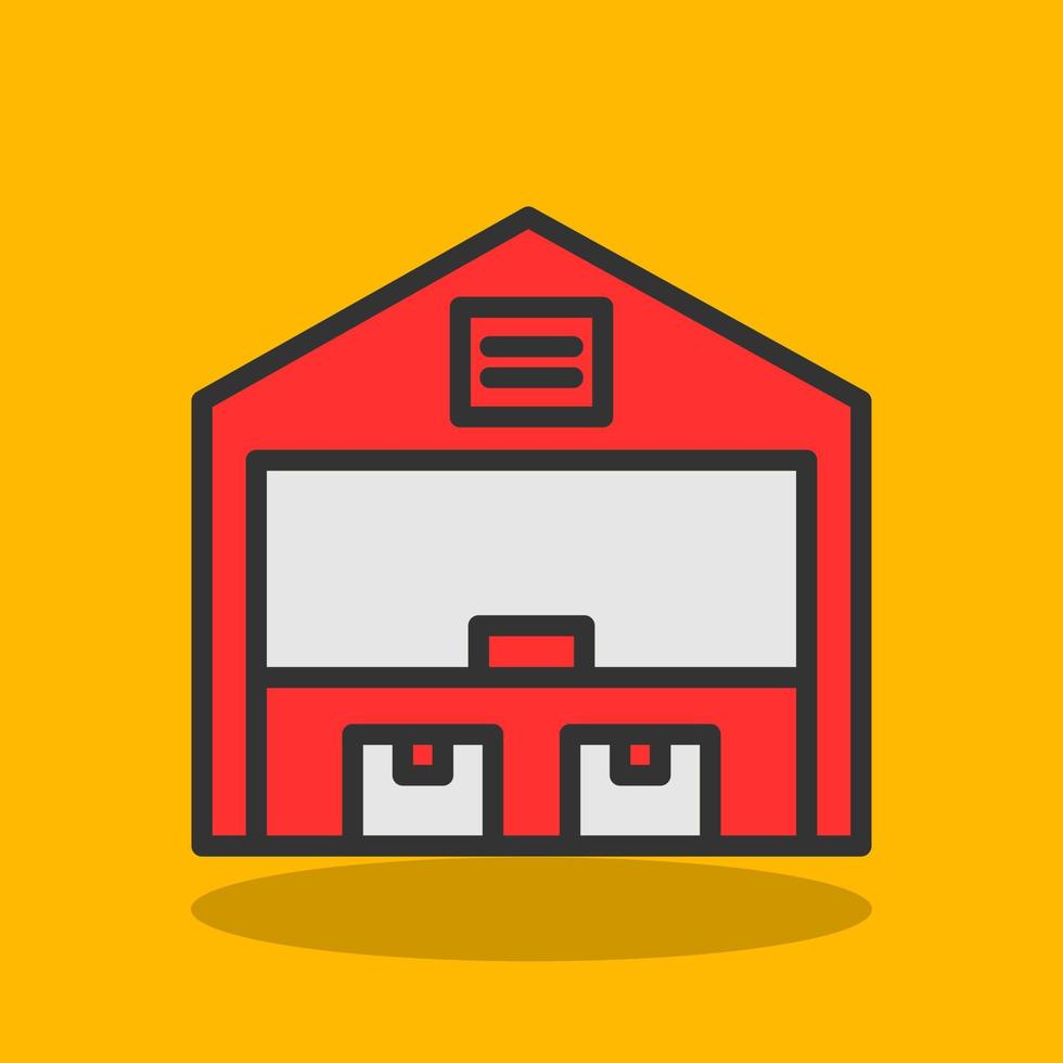 Ware House Vector Icon Design