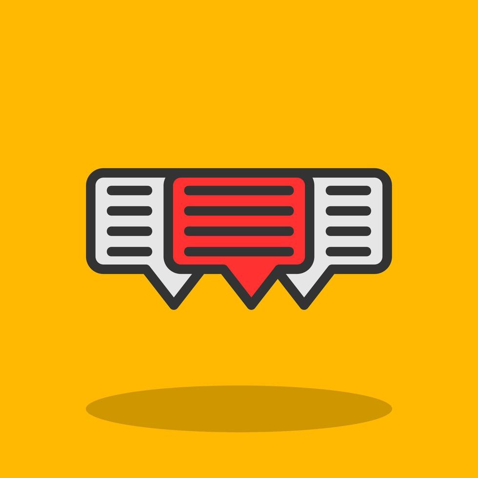 Feedback Vector Icon Design