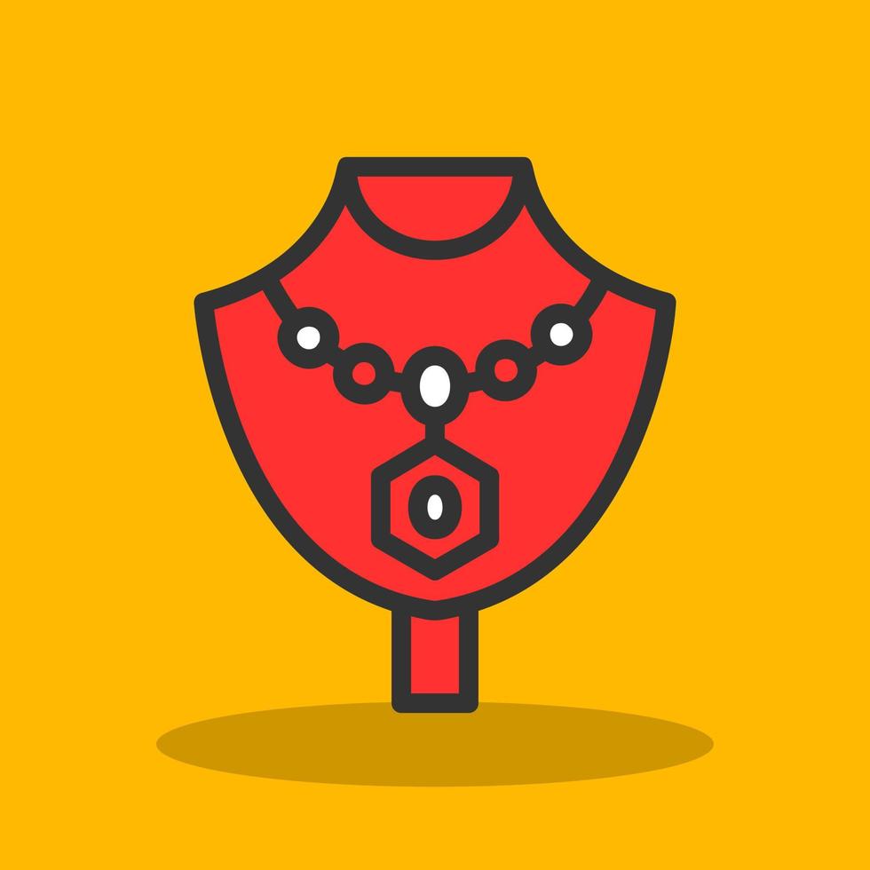 Necklace Vector Icon Design