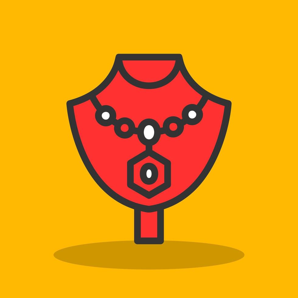 Necklace Vector Icon Design