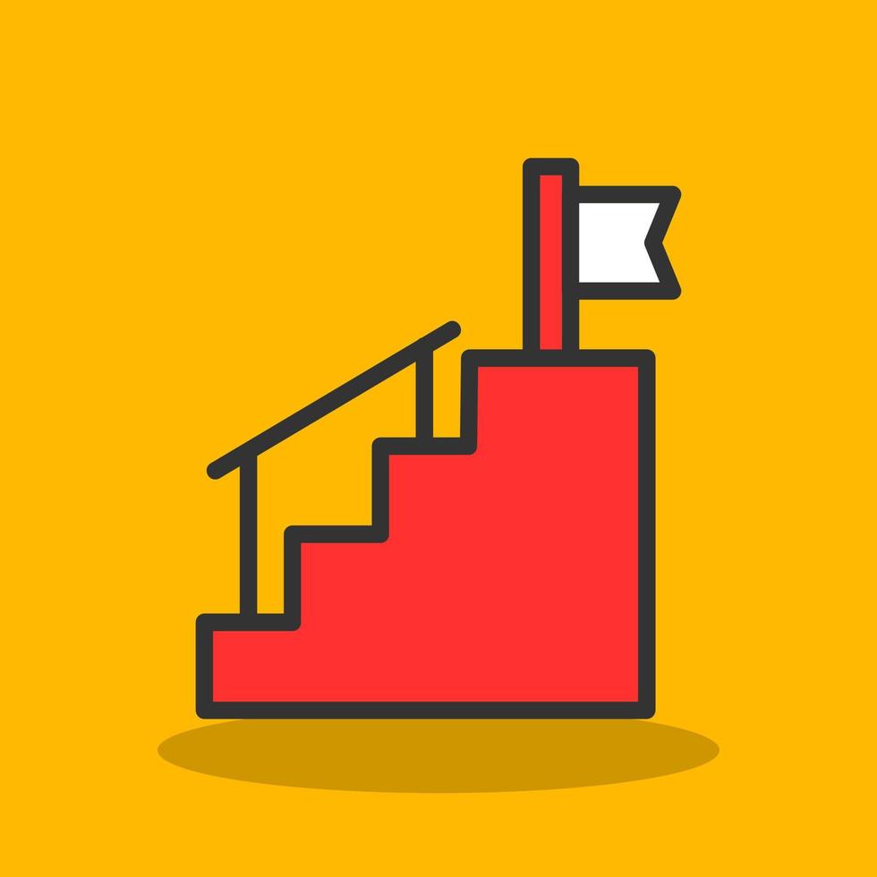 Stairs Vector Icon Design