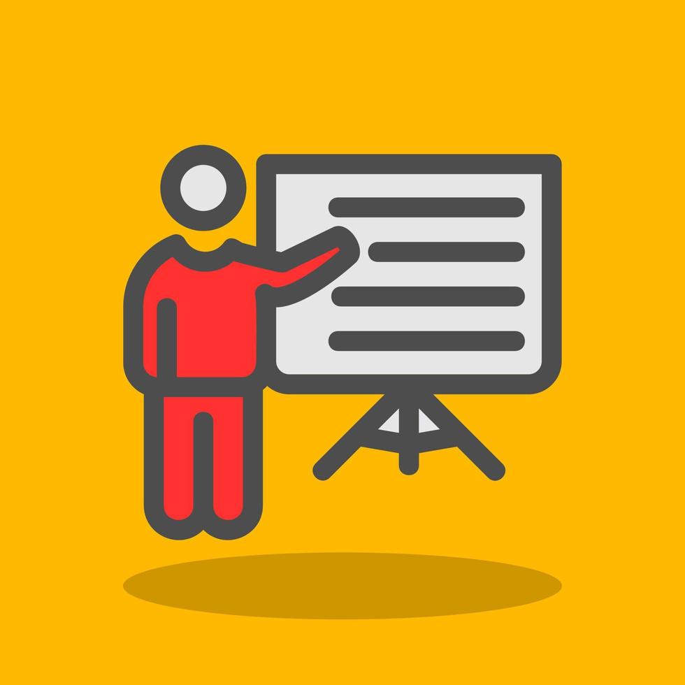 Presentation Vector Icon Design