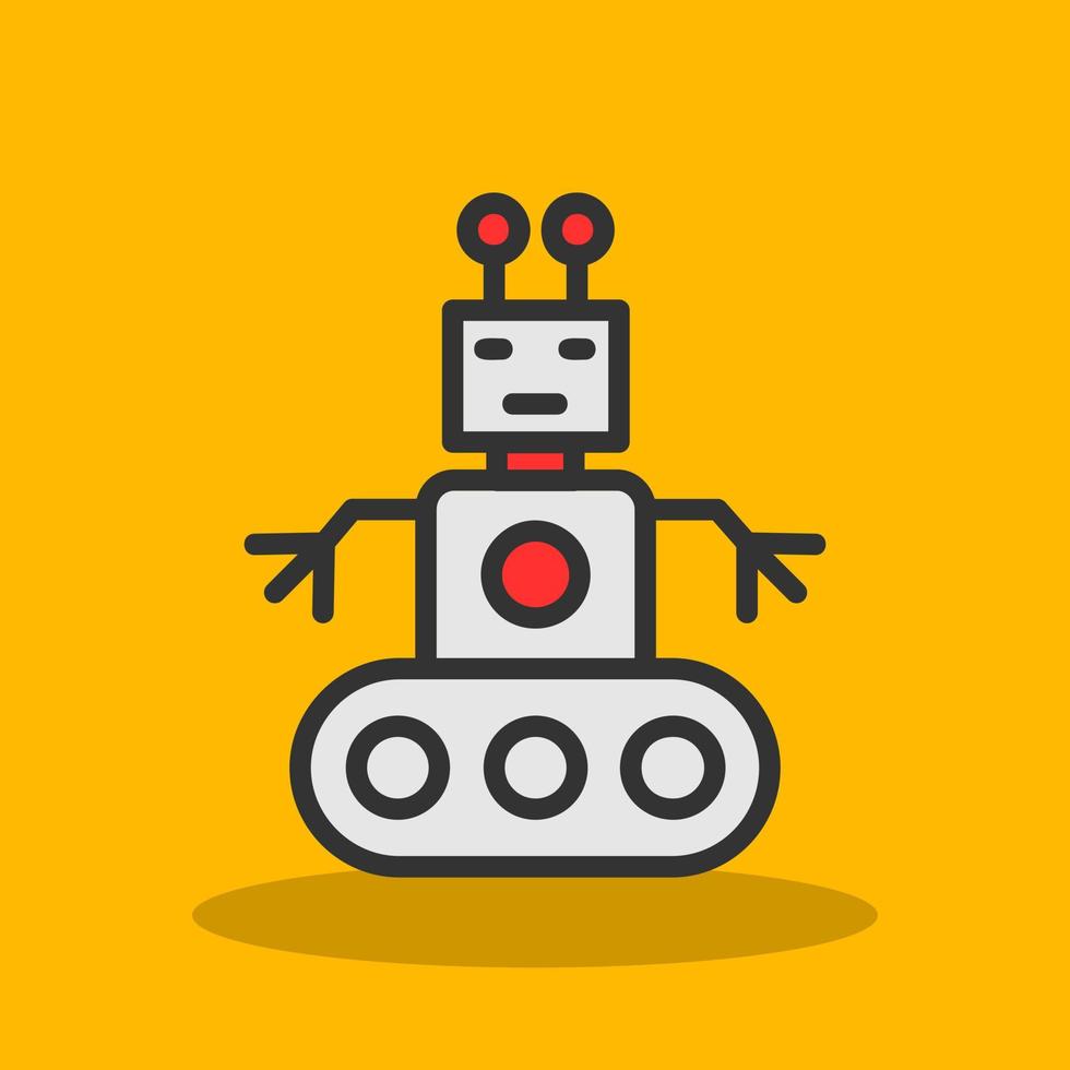 Robot Arm Vector Icon Design